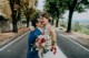 Paarfoto einer Hochzeitsreportage in San Daniele, Italien